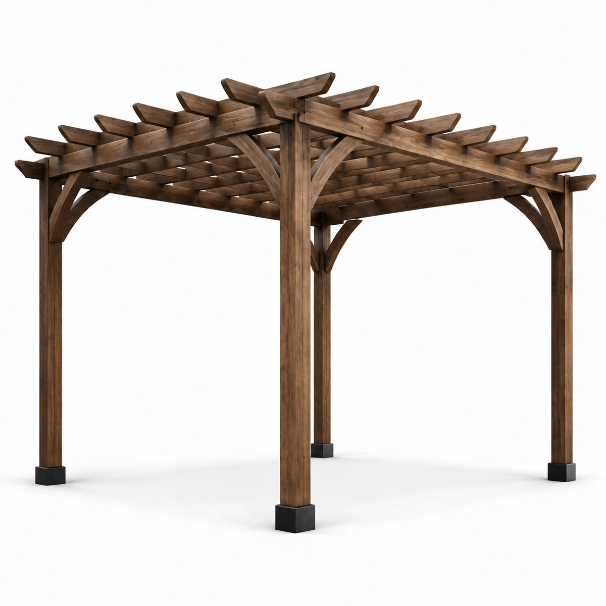 Pérgola de madera de cedro 300x300x250 cm