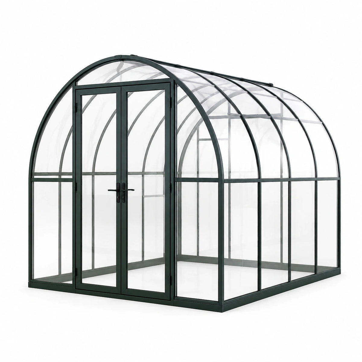 Invernadero de Aluminio y Policarbonato Transparente